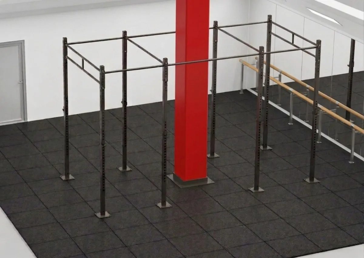 Sala de pilates, barre y entrenamiento en Castalla - vista aérea